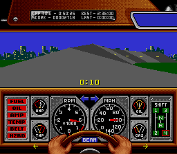 Race Drivin' (USA) In game screenshot